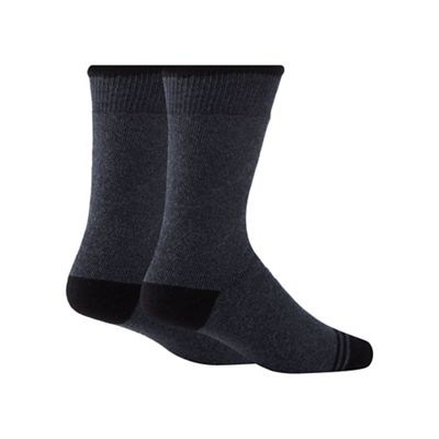 Pack of two grey thermal socks